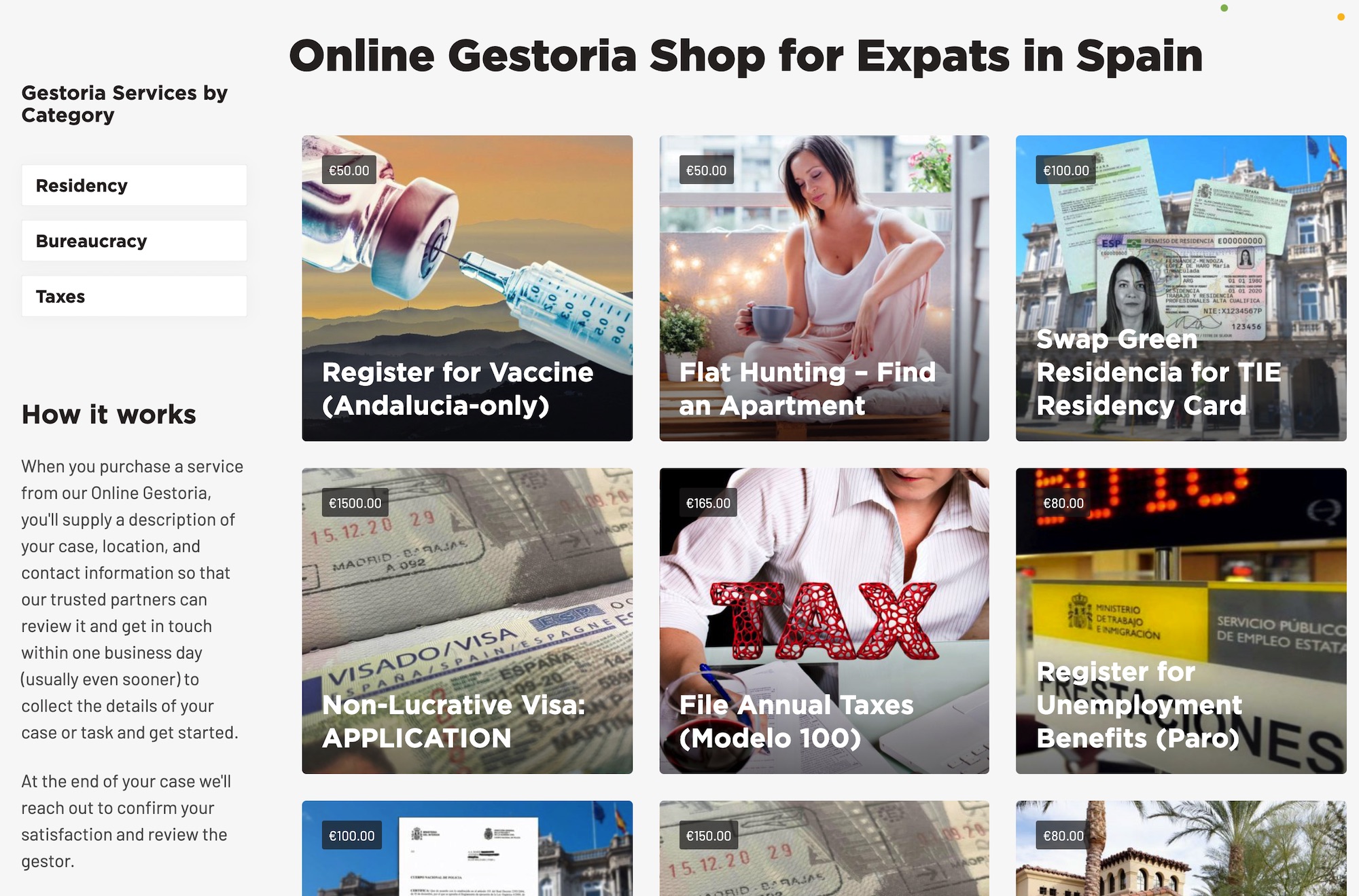 Spain Expat Online Gestoria Shop